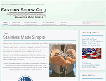 Tablet Screenshot of easternscrew.com